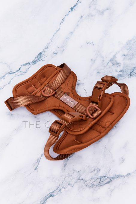 LUXURY WATERPROOF HARNESS - CHESTNUT