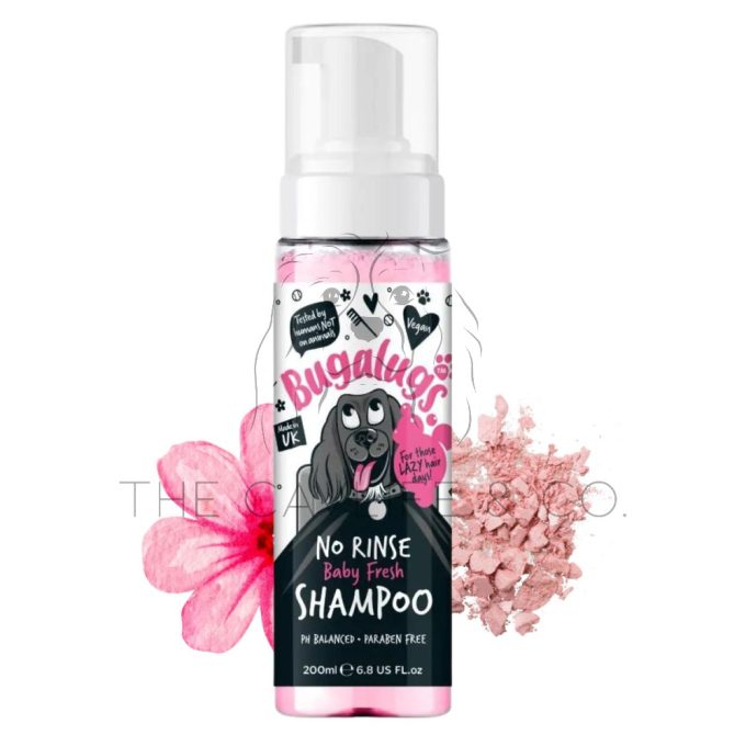 Bugalugs Dog NO RINSE Shampoo baby fresh- 200ml