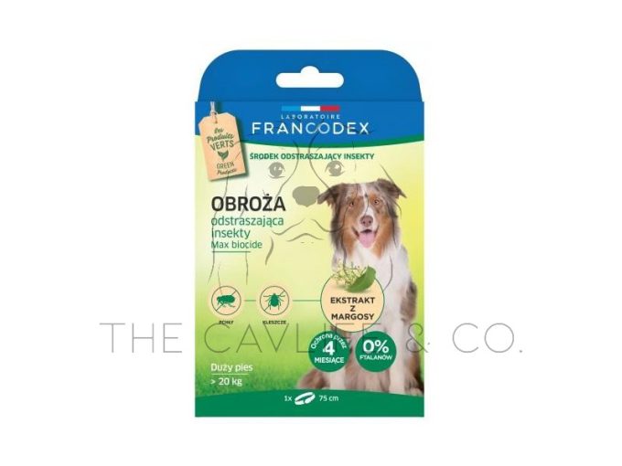 Francodex Repellent Collar - against ticks and fleas for dogs above 20 kg
