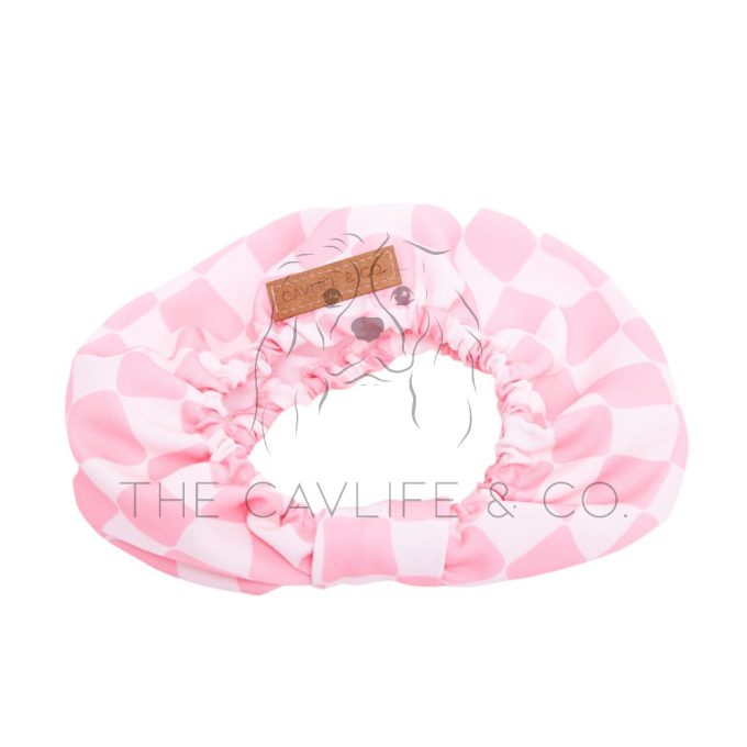 Pink Cosmos  ear cover for dogs