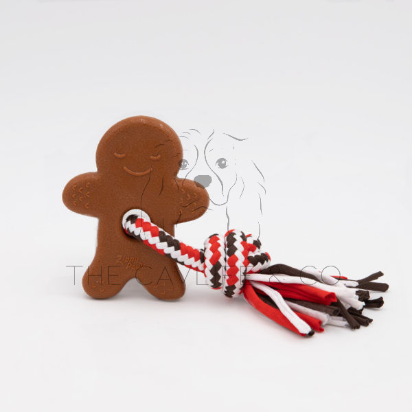 Holiday Zippy Tuff Theetherz – Gingerbread Man
