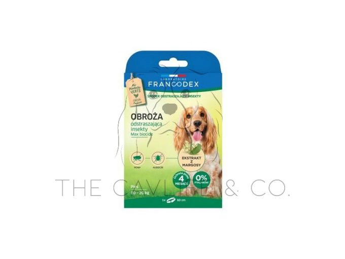 Francodex Repellent Nyakörv - kullancs és bolhák ellen 10 - 20 kg (60 cm) kutyáknak