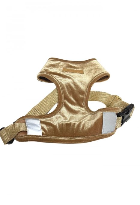  GOLD VELVET HARNESS KUTYÁKNAK